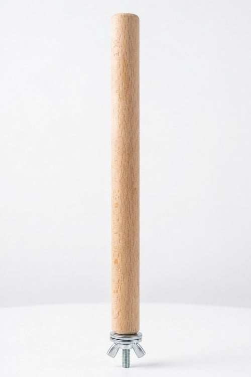 Doğal Ahşap Kuş Tüneği 27 cm x 20 mm Vidalı Kafes Aksesuarı