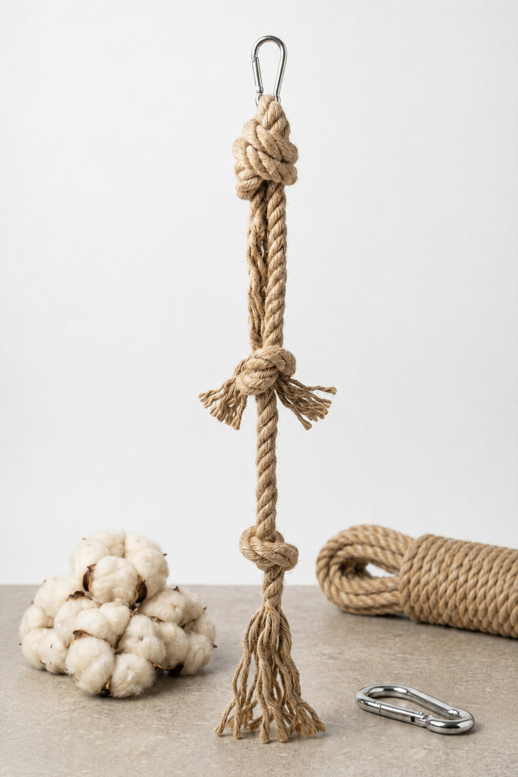 Papağan Kuş Stres Halatı | 40 cm | Kuş Kafesi Aksesuarı