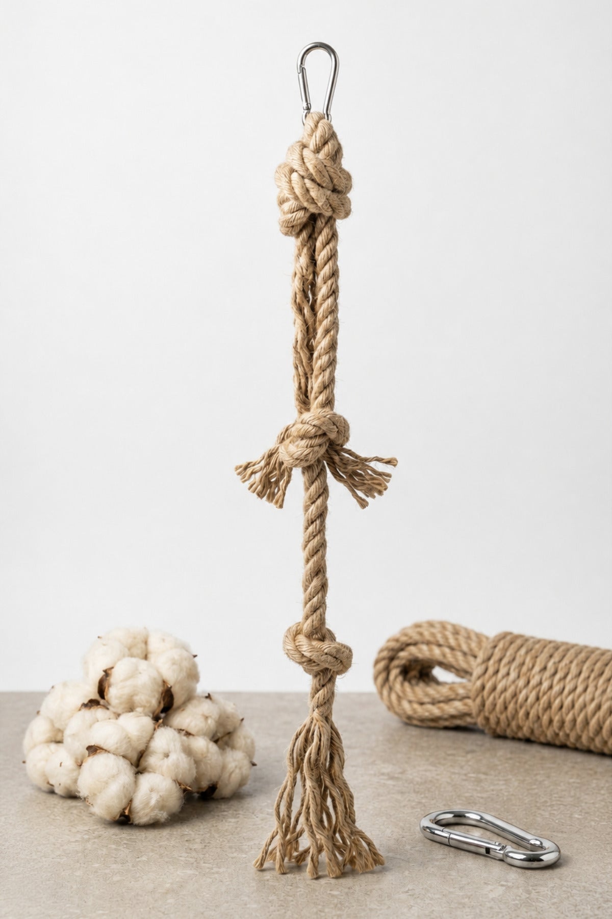 Papağan Kuş Stres Halatı | 40 cm | Kuş Kafesi Aksesuarı