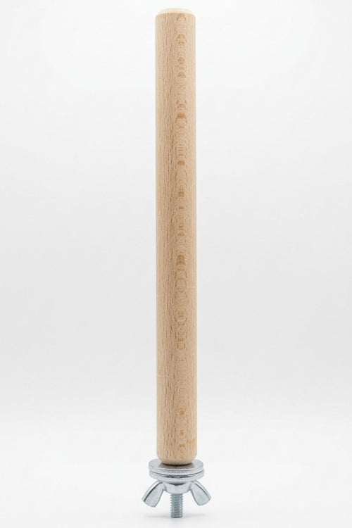 Doğal Ahşap Kuş Tüneği 22 cm x 20 mm Vidalı Kafes Aksesuarı
